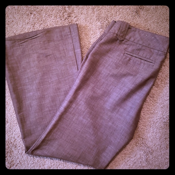 Studio Y Pants - Long Light Brown Bootcut Flared Trouser pants